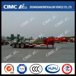 11.5m H70 High Tensile Steel Lowbed Semi Trailer with Pillars