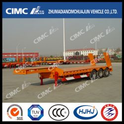 10.5m 3axle Lowbed Trailer with Easily Fixed Ramp