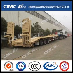 Hot Sale Cimc Huajun 13m Lowbed Semi Trailer