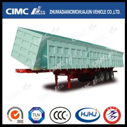 New Type Cimc Huajun 3-Door Side-Dumping Semi Trailer