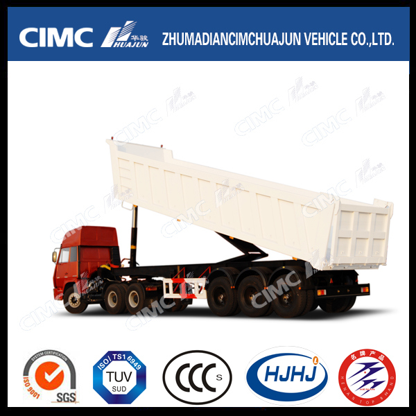 Hot Sale U-Type Tipping Semi Trailer for Mining Site 