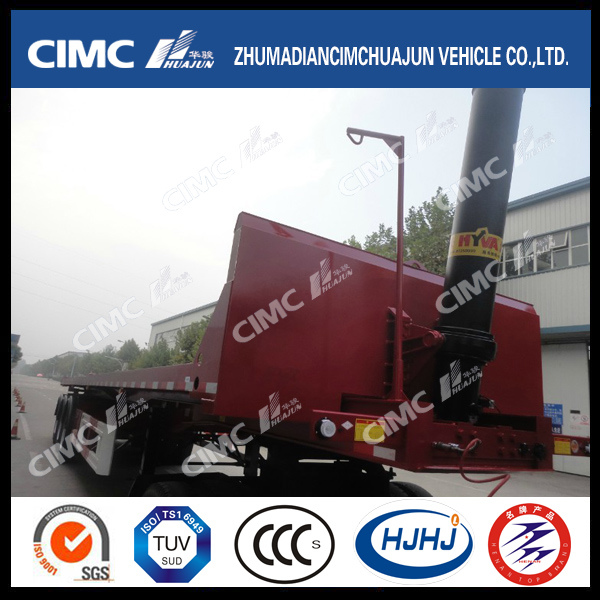 Cimc Huajun High Quality 45FT Rear-Tipping Semi Trailer 