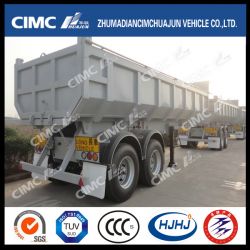 2 Axles Cimc Huajun Rear-Tipping Semi Trailer/Tipper