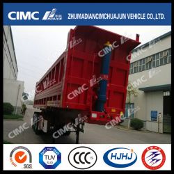 Cimc Huajun 3axle Tipping Trailer with Thickened Side Wall