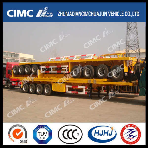 45FT Heavy-Duty Flatbed Semi Trailer 