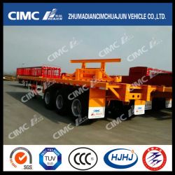 40FT 3axle Flatbed Trailer with Cutting-off Rear (easily reassemble/weld)