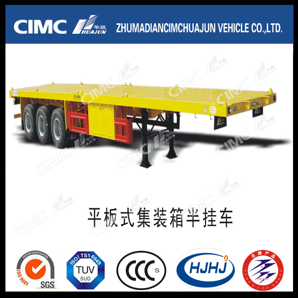 45FT 3axle Flatbed Semi Trailer 