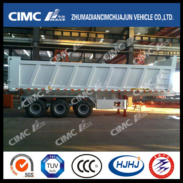 Cimc Huajun Heavy-Duty 3axle Dump Trailer/Tipper 