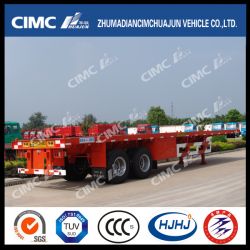 2axle 40FT Flatbed Semi-Trailer with Main Beam Widened and Thickened