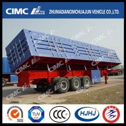 Cimc Huajun 3axle Van/Box-Type Side-Tipping Semi Trailer