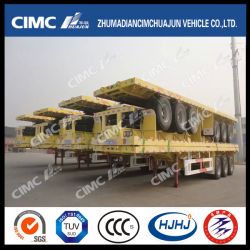 Cimc Huajun Strengthened-Beam 40FT 3axle Semi Trailer in Stack