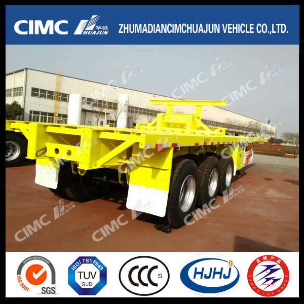 40FT Flatbed Semi Trailer with Rear Part Cut (SKD FORM) 