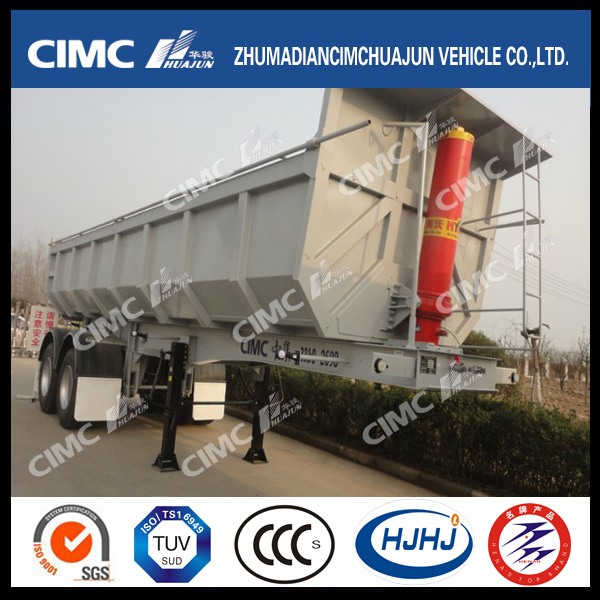 Cimc Huajun Lightweight 2-Axle Tipper Trailer 