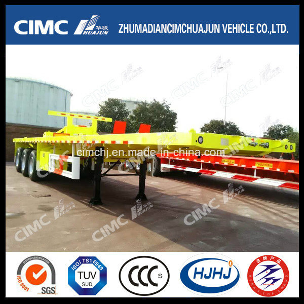 Cimc Huajun Exported Flatbed Trailer (SKD TYPE) 