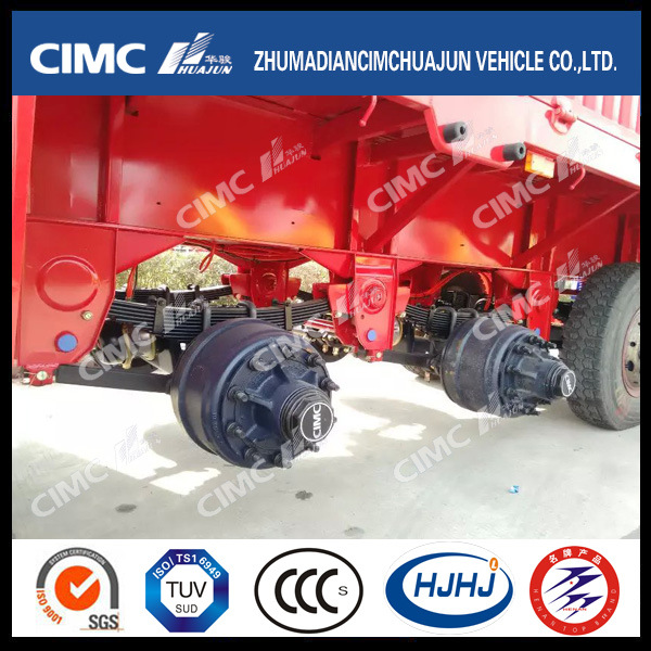 40FT 3axle Flatbed Trailer with Cimc Axle 