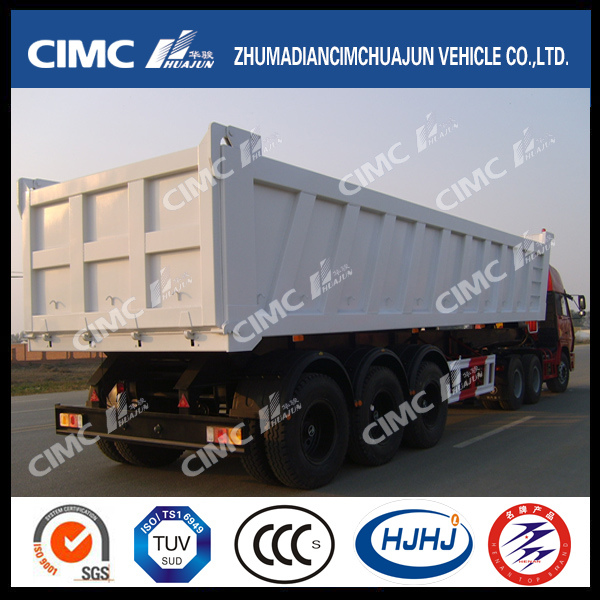 Cimc Huajun 40-100 Tons U-Type Dumping Semi-Trailer 