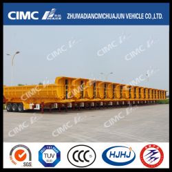 Cimc Huajun 3axle U-Box Tipping/Dumping Semi Trailer