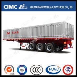 Cimc Huajjun 40FT 3axle Gooseneck Side-Tipping Semi Trailer