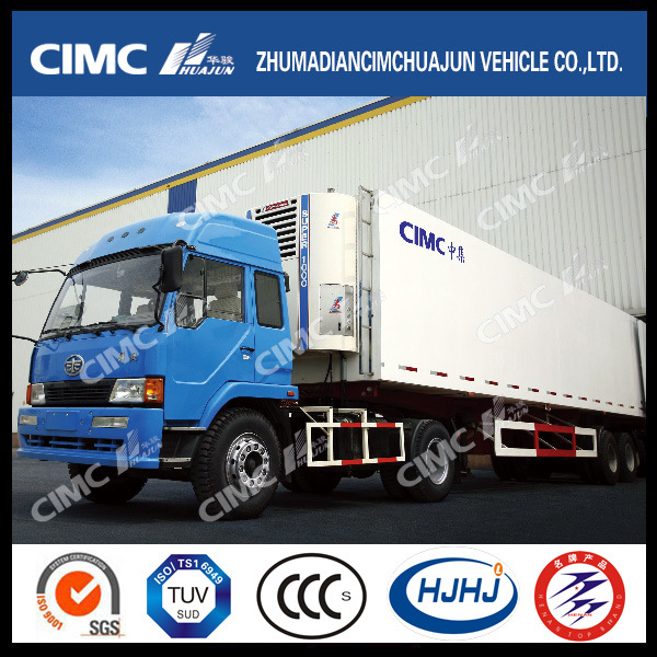 Cimc Huajun 3axle Refrigerated Trailer 