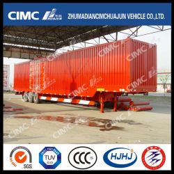 Cimc Huajun Heavy Duty 3axle Van/Box Semi-Trailer