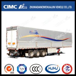 Cimc Huajun 3axle Van/Box Semi Trailer with Wingspan