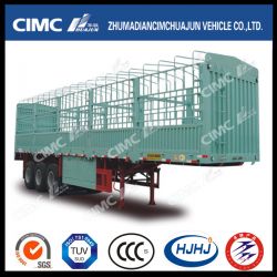 Hot Sale 3axle Light-Duty Stake Semi Traile with Rigid Suspension