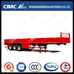 Hot 3axle High Tensile Steel Fence/Cargo Semi Trailer with Side Wall