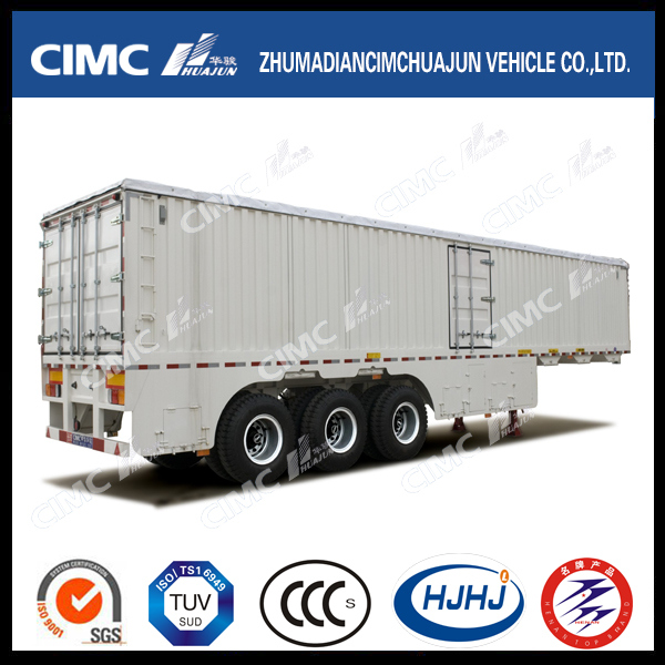 Hot 3axle Van Type Semi-Trailer 