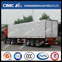 Cimc Huajun Hot Sale Van/Box Semi Trailer with Side Curtaiin