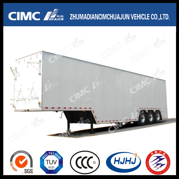 Cimc Huajun Cigarette-Carrying Van/Box Type Semi Trailer 