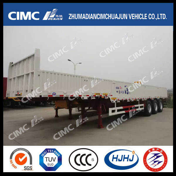 Cimc Huajun 3axle Fence/Cargo Trailer with Gooseneck 