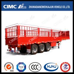 Gooseneck Type One-Group-Stake (1000mm) Semi Trailer with Single Tire