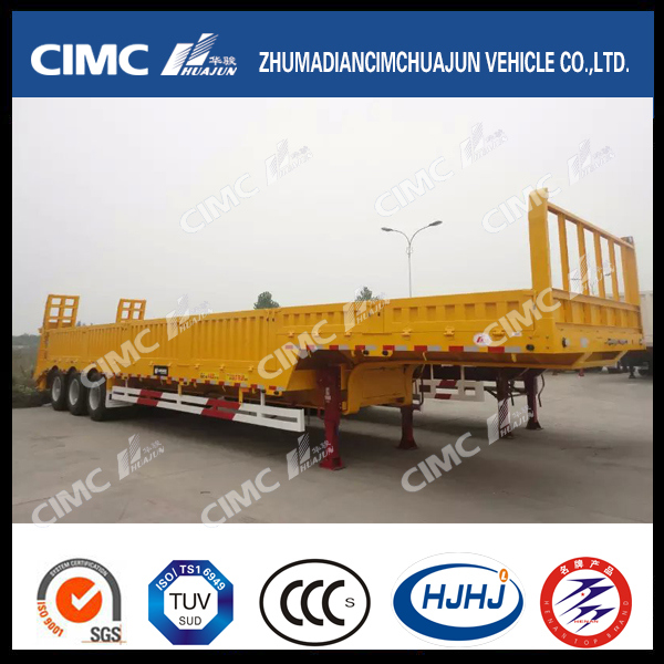 3axle Gooseneck Cargo Fence Semi-Trailer with Ramp! 