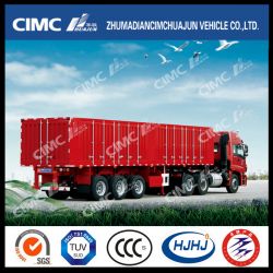 Cimc Huajun Hot Sale Coal Carrying Van/Box Trailer