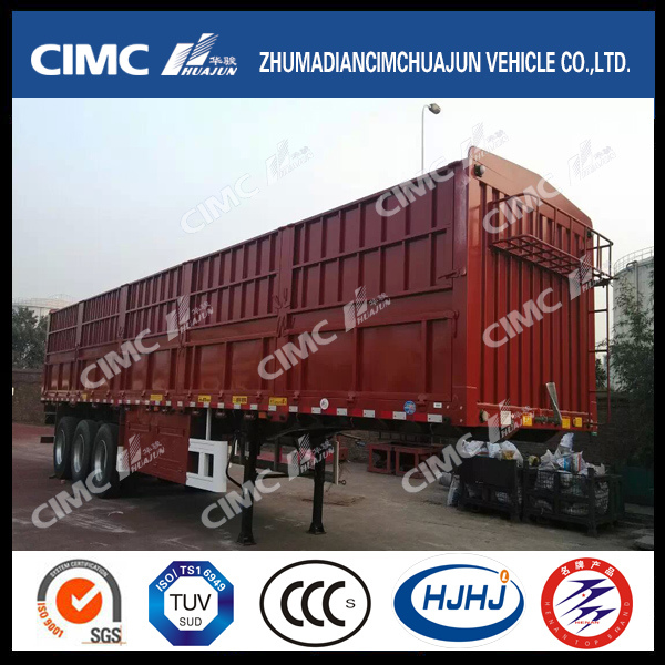 Cimc Huajun Fence Semi Trailer with 1800mm Side Wall 