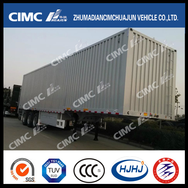 Heavy-Duty 3axle Van Semi Trailer with Cover Welded. 