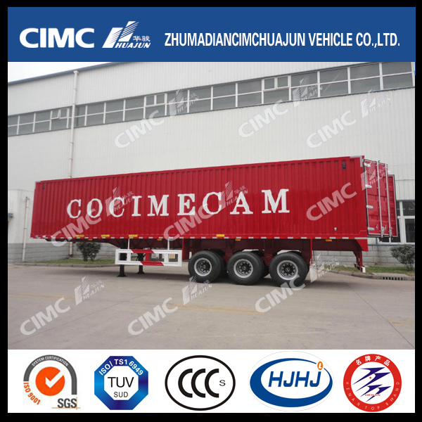 Cimc Huajun High Quality Cargo Van Trailer Exported 