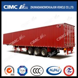 3axle Cargo-Carrying Van Semi-Trailer with Lower Gravity Center