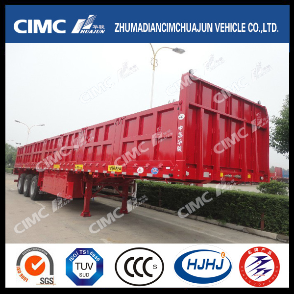 Cimc Huajun Fence Semi Trailer with 1000mm Side Wall 