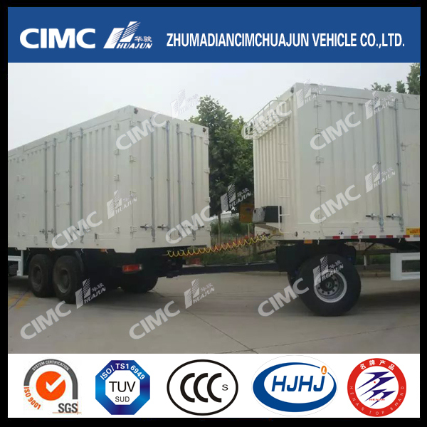 Cimc Huajun Train-Type Van Semi Trailer 