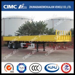 Cimc Huajun 2axle Lightweight Fence Trailer with 600mm Side Wall