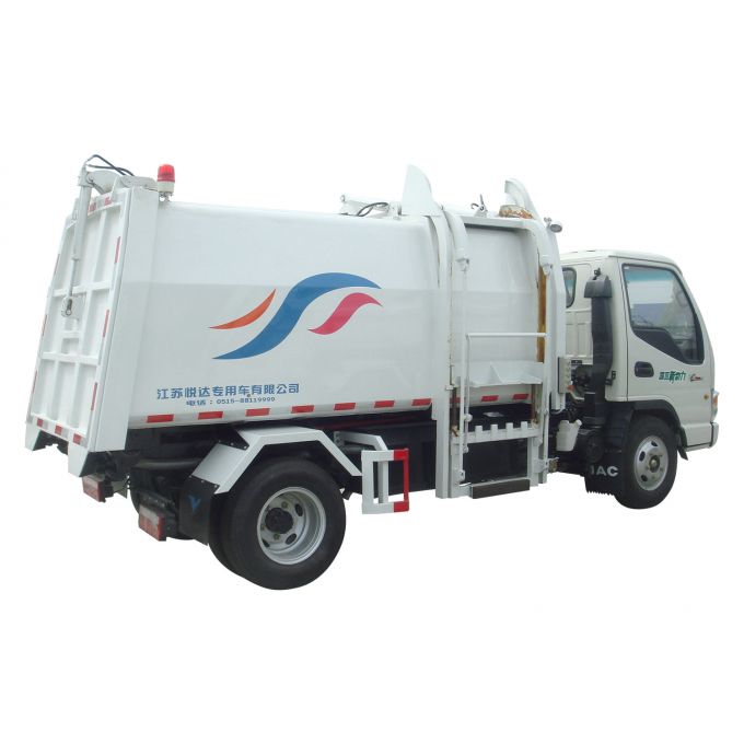 3T Compression Rear Loading Garbage Truck 