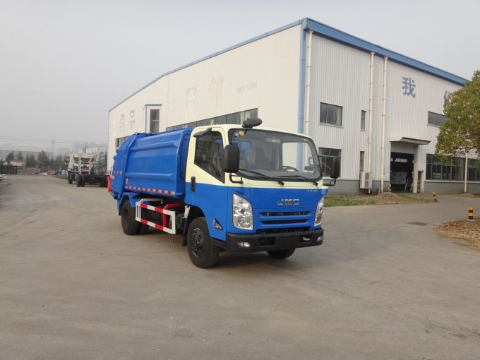 3T Compression Rear Loading Rubbish Truck 