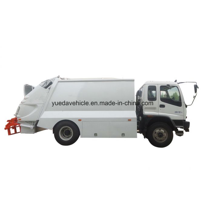 16t Rear Loading Garbage Compactor Truck 