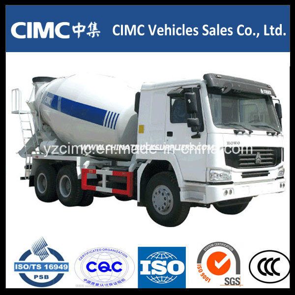 9m3 HOWO Concrete Mixer Truck / Cement Mixer 