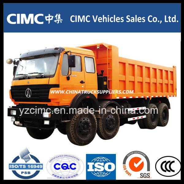 Beiben V3 8X4 375HP Tipper Truck 12-Wheel Dump Truck 