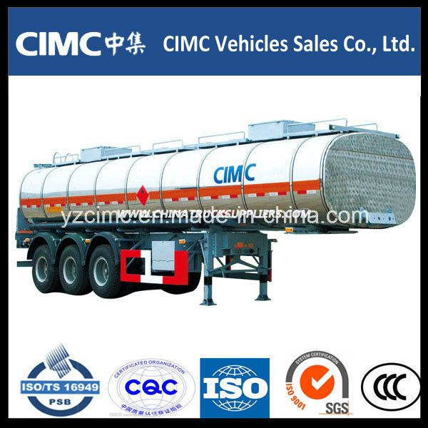 Cimc 42000L Oil Tank Trailer for Tanzania 