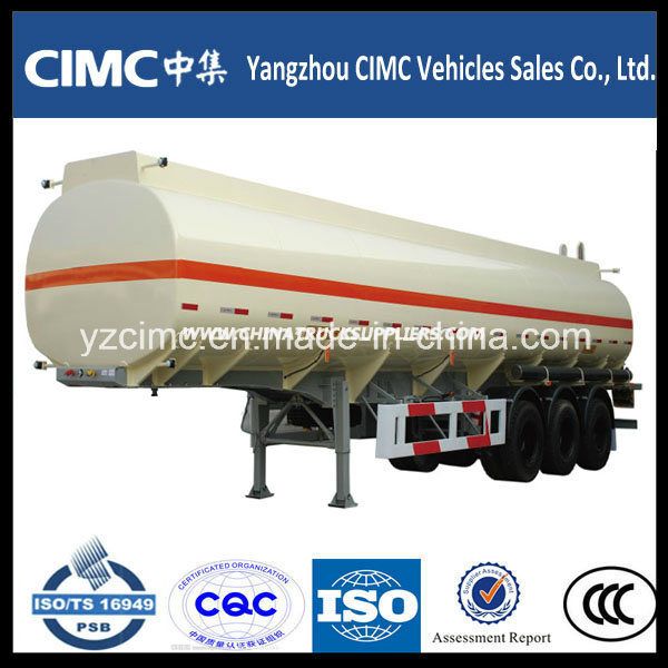 Cimc 54000L Oil Tank with 6 Compartments 