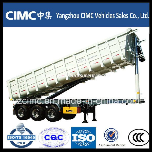 Cimc 3 Axle Dump Semi Trailer/Tipping Semi Trailer 