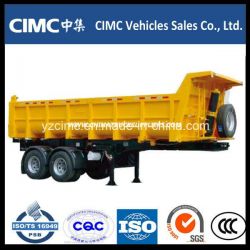 Cimc 2 Axles Dump Semi Trailer Truck